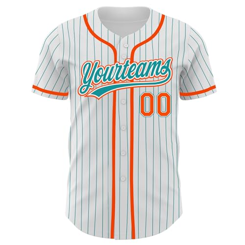 Camiseta de Béisbol Personalizada con Rayas y Nombre de Equipo para Mujer, Jóvenes, Hombres, Niños miniatura 2