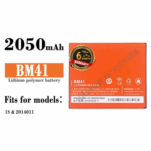 Image of BM41 Battery for Redmi 2050mAh /7.8WH 3.8V Battery with 6 Month Warranty** (B174)
