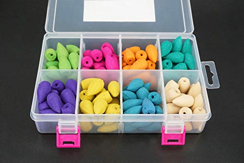 140Pcs 8 Mixed Natural Scents Backflow Incense Cones Gift Package Ideal For Spa Yoga Meditation, Aromatherapy #TOP4