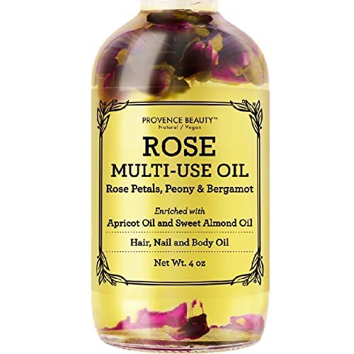 Provence Beauty AL Mond Oil Moisturizer For Dry Skin, Scalp And Nails - Rose Petals, And Bergamot Essential Oil thumb #1