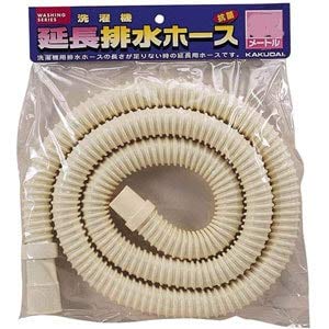 Amazon.co.jp: 排水用延長ホース 1.5m（洗濯機用） カクダイ LS4361