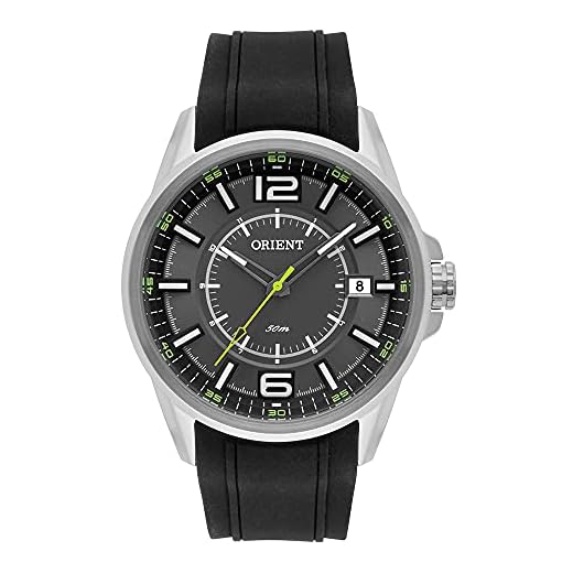 Relógio Orient Masculino Esportivo Prateado Prova D'água Social