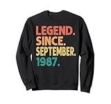 Photo Gallery legend since september 1987 men women birthday 1987 vintage felpa Photo Gallery legend since september 1987 men women birthday 1987 vintage felpa
