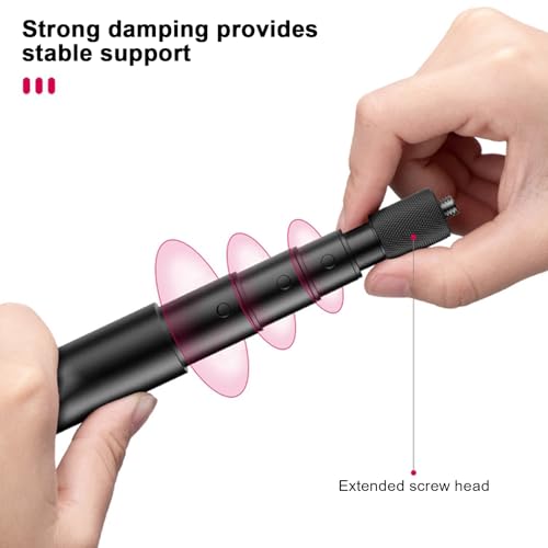 Soporte de golf para teléfono y trípode monopod extensible ajustable para vídeos en césped 6