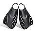 XAGMODSHN Short Flippers Fins Floating Training Swimming Fins Adults Travel Fins for Diving Swimming Snorkeling Watersports