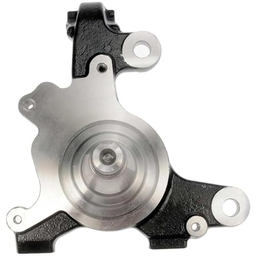 Image of Detroit Axle - RWD Front Left Steering Knuckle for Toyota 1995-2002 Tacoma [Non-ABS], 1996 1997 1998 1999 2000 2001 Replacement Driver Side Steering Knuckle Assembly