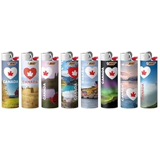 BIC Special Edition Canadiana Series Lighters, 50-Count Tray