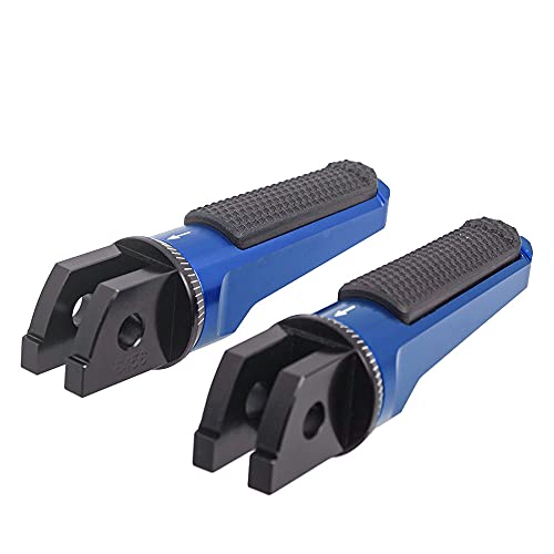 Motorrad Fußrasten Vordere Pedale Fahrer Fußstütze Zubehör für MT-07/Tracer 2014-2020 für MT-09/SP 2013-2020 für XSR700/XSR900 2016-2020 für FJR1300A/AS 2013-2019 (Blau)