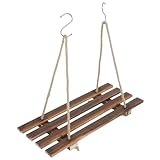 Robuste et fiable : construite en bois, cette étagère à plantes est conçue pour durer, offrant une utilisation à long terme et une stabilité, support à plantes en bois, supports à plantes en bois