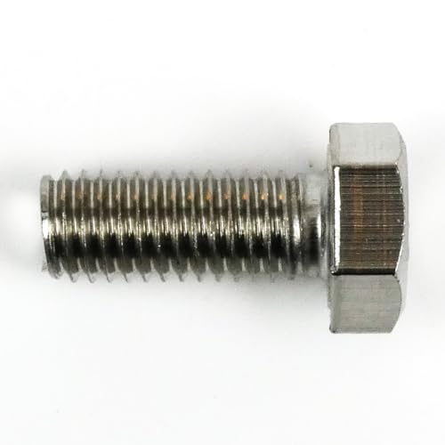 Sechskant-Maschinenschrauben DIN 933 Edelstahl A2 – 25 Stück – Vollgewinde Schrauben mit Sechskantkopf – Verschiedene Abmessungen (M8X20)