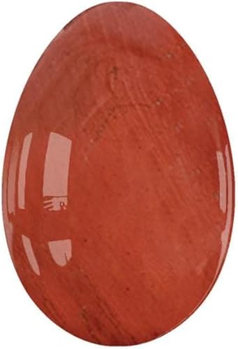 Miniatura 5 de Huevo de yoni sin perforar con piedra natural para ejercicio de Kegel, huevo de cuarzo rosa, cuarzo rosa, 1.575 x 0.984 in