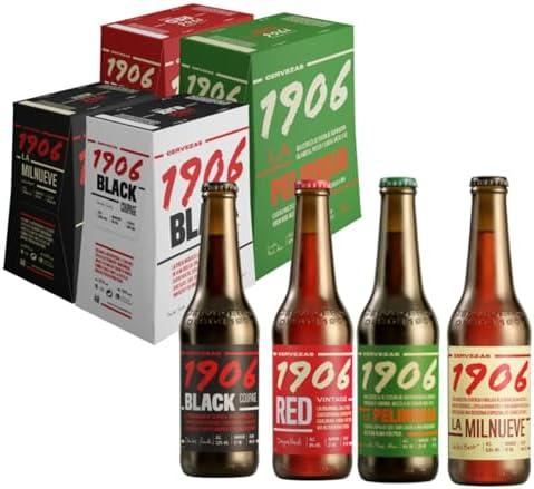1906 - Familia, Cervezas Pack Combinado, 24 Botellas x 33 cl