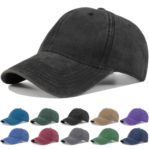 Image of Oversized XL XXL Vintage Washed Baseball Dad Hat Men Women Extra Large Big Head Ball Cap