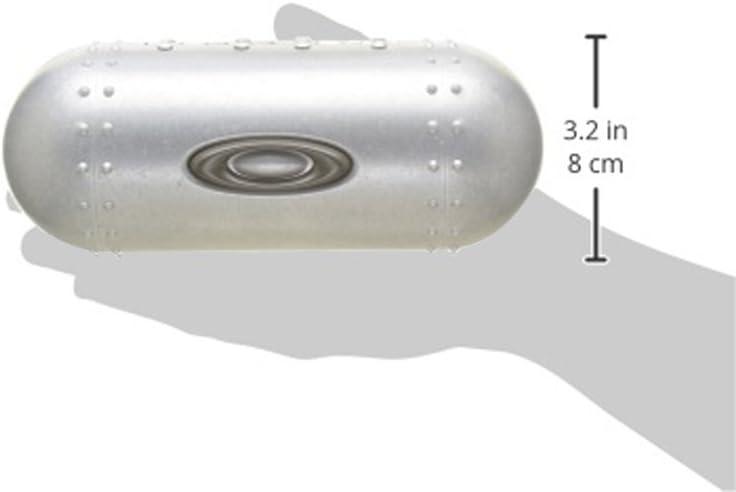 Oakley Womens Large Metal Vault Sunglass Case, Silver