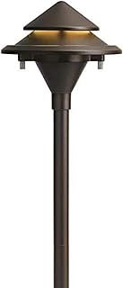KICHLER 3-Watt Olde Bronze Low Voltage Hardwired LED Path Light 28325