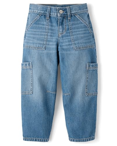 The Children's Place Girls' Barrel Leg Jeans
