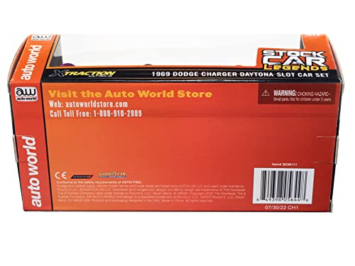 Auto World Xtraction 1969 Dodge Daytona Legends (3 Car Set) (Aw Exclusive) Slot Cars Ho Scale #TOP6