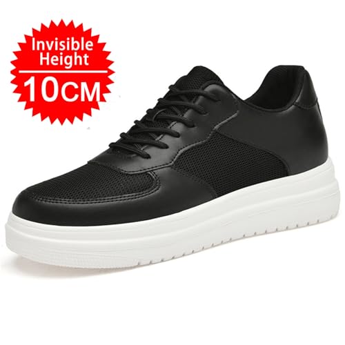 Mens Invisible Elevator Shoes 3 Inches Height Boosting Tennis Shoes Wide Breathable Mesh Casual Walking Sneakers for Men2