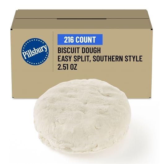 Pillsbury Frozen Biscuit Dough Bulk Easy Split Southern Style 2.51 oz