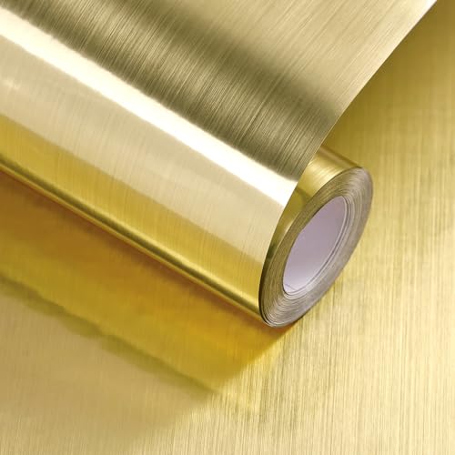 Papel de contacto dorado para cubrir encimeras dañadas sin obras 2