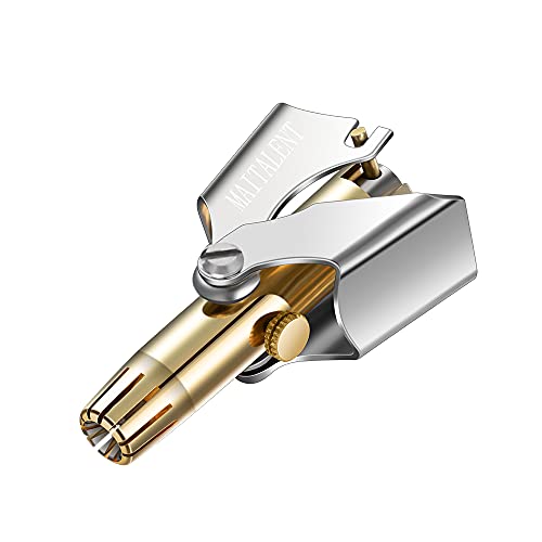 MAITALENT Nose Hair Trimmer for Men | “Gold Birdie” Nose Trimmer for Men，Professional,Battery-Free, Painless,Stainless Steel, Washable（Golded&Silver）Gfit