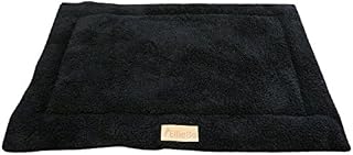 Ellie-Bo Sherpa Fleece Mat Bed, Fits Ellie-Bo Large 35 Inch Cages and Crates, Black