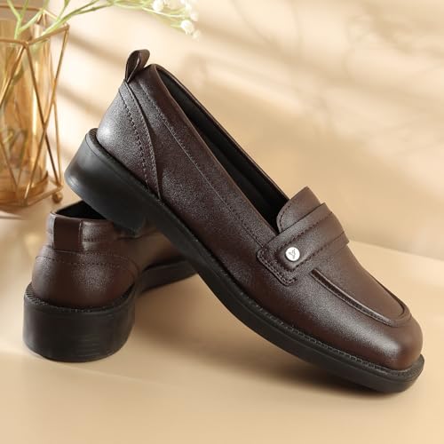 Image of YOHO Stella Loafers for Women | Comfortable & Stylish Bellies | Fashion Moccasins with Footpharma Footbed | Slip-on for Casual & Formal Wear | 002