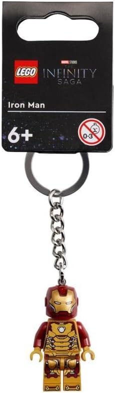 LEGO Marvel Super Heroes Iron Man Minifigure Keyring 854240