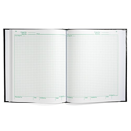 Scientific Notebook Company, Laboratory Notebook, 96 Pages 3001HC Black Hard Cover - Thumbnail 3