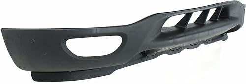 Miniatura 5 de Parachoques delantero de acero cromado + cubierta superior imprimada + cenefa inferior texturizada con luz antiniebla y agujeros de gancho de