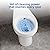 21 Inch Tall Toilet,Two-Piece Round Toilet with ADA Comfort Chair Height Seat,Side Trip Buttons Flush, Powerful 1.28 GPF Single Flush for Seniors, White