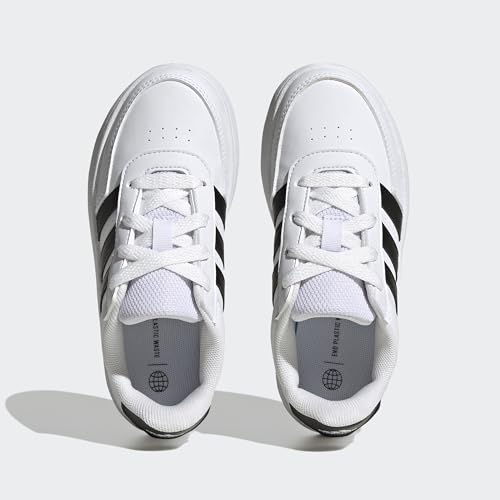 Image of adidas Unisex Breaknet 2.0 K FTWR whiteCore Black /Core Black 2 US