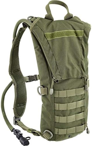 Hydration Pack Hydration System Hydro Back Bag 3 Liters V-Cut Green OUTAC OT-JW002 OD