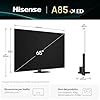 Hisense Smart TV OLED 65" 4K 65A8DQ, Smart TV VIDAA con 1000+APP, Dolby Vision IQ, HDR 10+ Adaptive, 120Hz Game Mode PRO, Audio Dolby Atmos
