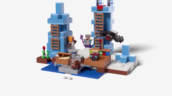 Lego Mine Craft The Ice Spikes 21131 Building Kit, 454 Pieces
