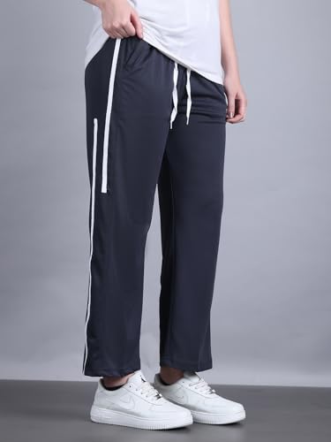 Image of Mack Jonney Striped | Relaxed Fit | Polyster Lycra Trackpant for Women-M01