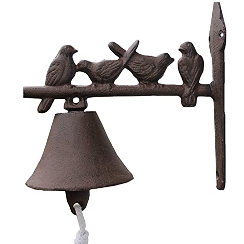 Ljha Dinner Bell Rustic Dinner Doorbell With Accessories, Teacher Reception Boat Shopkeeper Bar Bell, Easy To Set Up Weather-Resistant Hand Crank Doorbell #TOP8