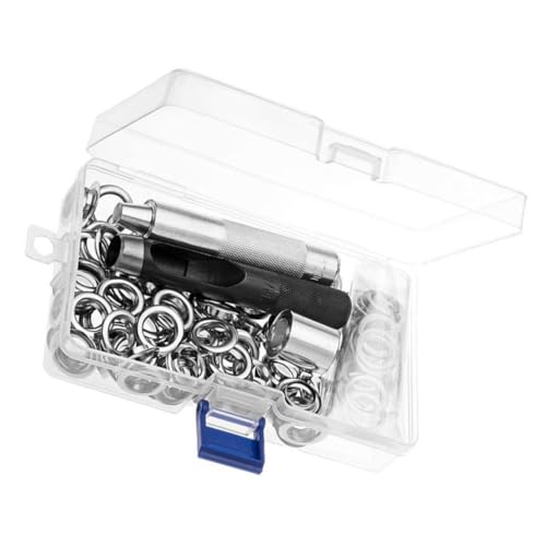 Kit d'œillets métalliques pour réparer une bâche de jardin ou rénover une toile de terrasse