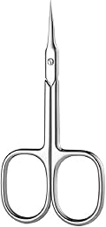 Tijeras profesionales para Cutículas, Tijeras de Belleza en Acero Inoxidable para Cejas, Bigote, Nariz Vello, Tijeras Manicura Tijeras Corta Cuticulas