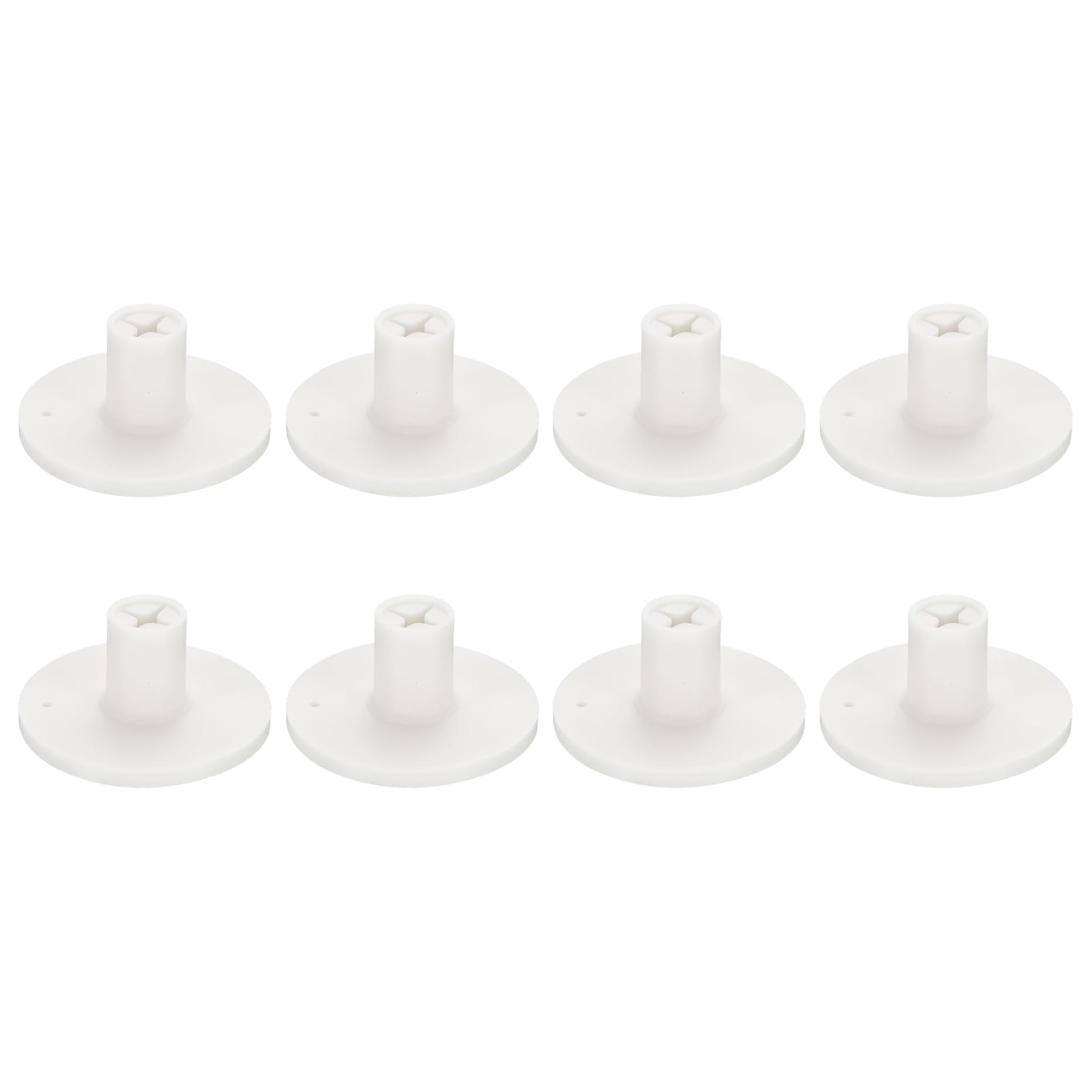YELARXI Rubber Golf Tee, Golf Practice Tees Training Driving Range, Non-Slip Golf Mat Tees with Holder,1Inch & 4Pcs & White- Fit for (Indoor or Outdoor Hitting Mat/Courses/Backyards)
