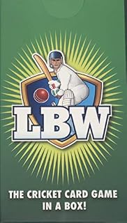LBW Cricket Card Game With Two Dice - Gift for Boys and Girls and All Ages