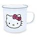 Silver Buffalo Sanrio Hello Kitty Enamel Camper Coffee Mug, 21 Ounces