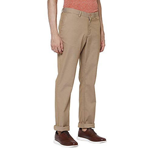 Image of Blackberrys Men's Cotton Slim Fit Casual Trousers