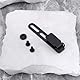 Create idea 2 Stück Festklingenclip mit Schrauben Und Unterlegscheiben Kompatibel mit Kydex Ulticlip 85x15 Mm Schwarz