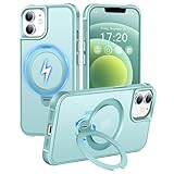 HuwaiH 360° drehbarer magnetischer Ringständer für iPhone 12/12 Pro, kompatibel mit MagSafe,...