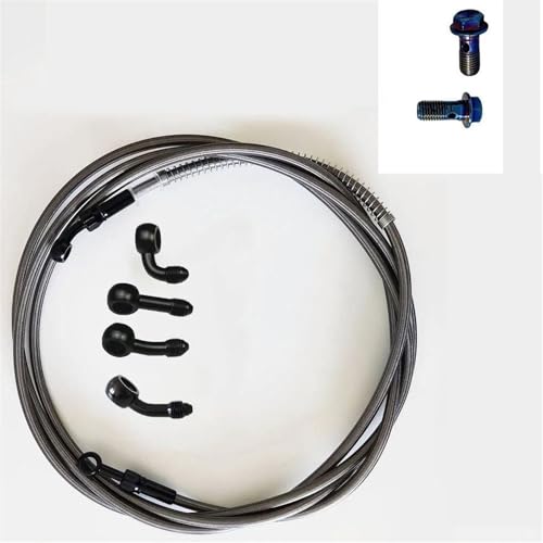 �u���[�L�I�C���z�[�X 30 Cm- 500 Cm �I�[�g�o�C ���g�N���X �ґg�����u���[�L �N���b�` ���C�� �z�[�X �`���[�u �u���[�L �I�C�� �p�C�v 0°-28°-45° -90° �l�W �X���b�h M10X1mm(30cm)