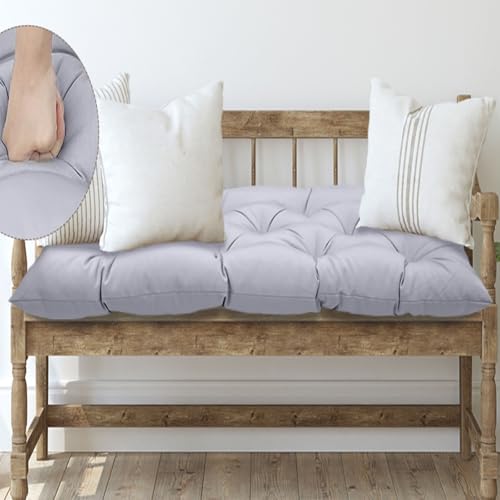 Coussin rectangulaire pour fenêtre transformez vos rebords froids gris 150cm - 4