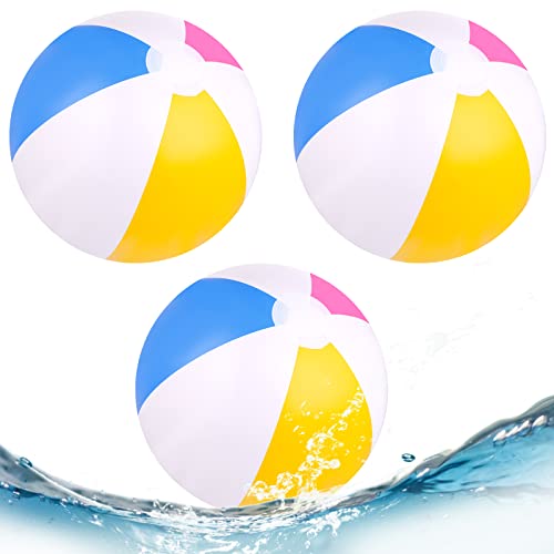cobee Aufblasbare Wasserbälle, 3 Stück Regenbogen Wasserball Pool Wasserbälle Bulk Pool Spiele Zubehör für Outdoor Sommer Wasserspiele Party Dekorationen Favors Supplies (15 in) cobee Aufblasbare Wasserbälle, 3 Stück Regenbogen Wasserball Pool Wasserbälle Bulk Pool Spiele Zubehör für Outdoor Sommer Wasserspiele Party Dekorationen Favors Supplies (15 in)