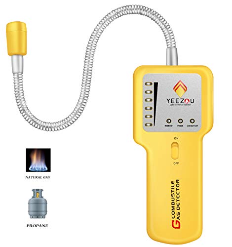 Combustible Natural Gas Leak Detector,Portable Methane/Propane,LPG, LNG Sensor Tester Sniffer