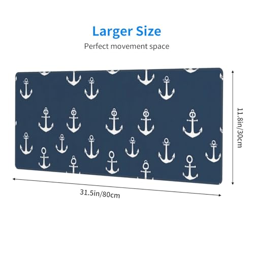 Tapis de souris de jeu antidérapant grand format pour éviter les glissements de clavier - 2